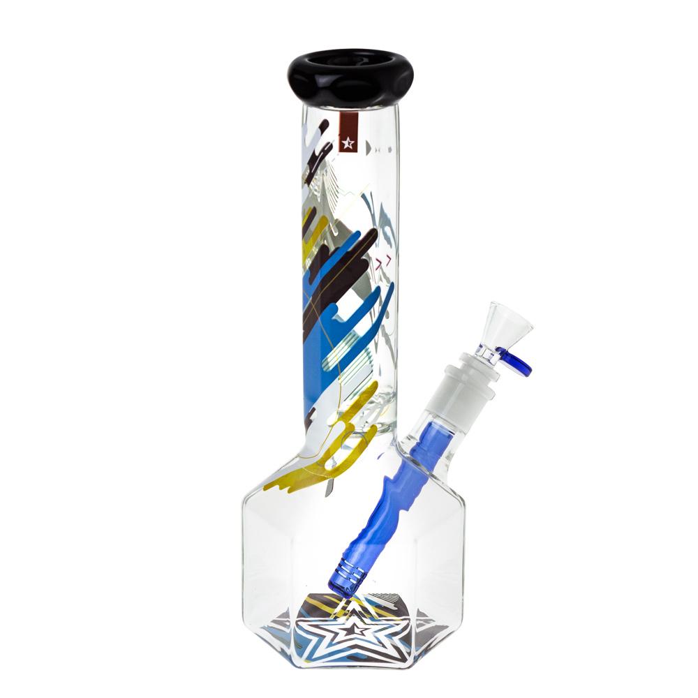 Famous X Octagon 12” Glass Beaker Bong 