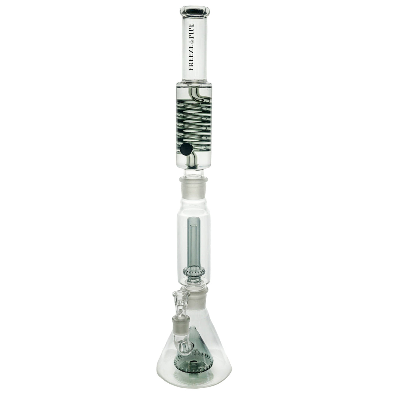 Freeze Pipe 23" Dual Beaker Bong Wholesale Smoke Source Wholesale