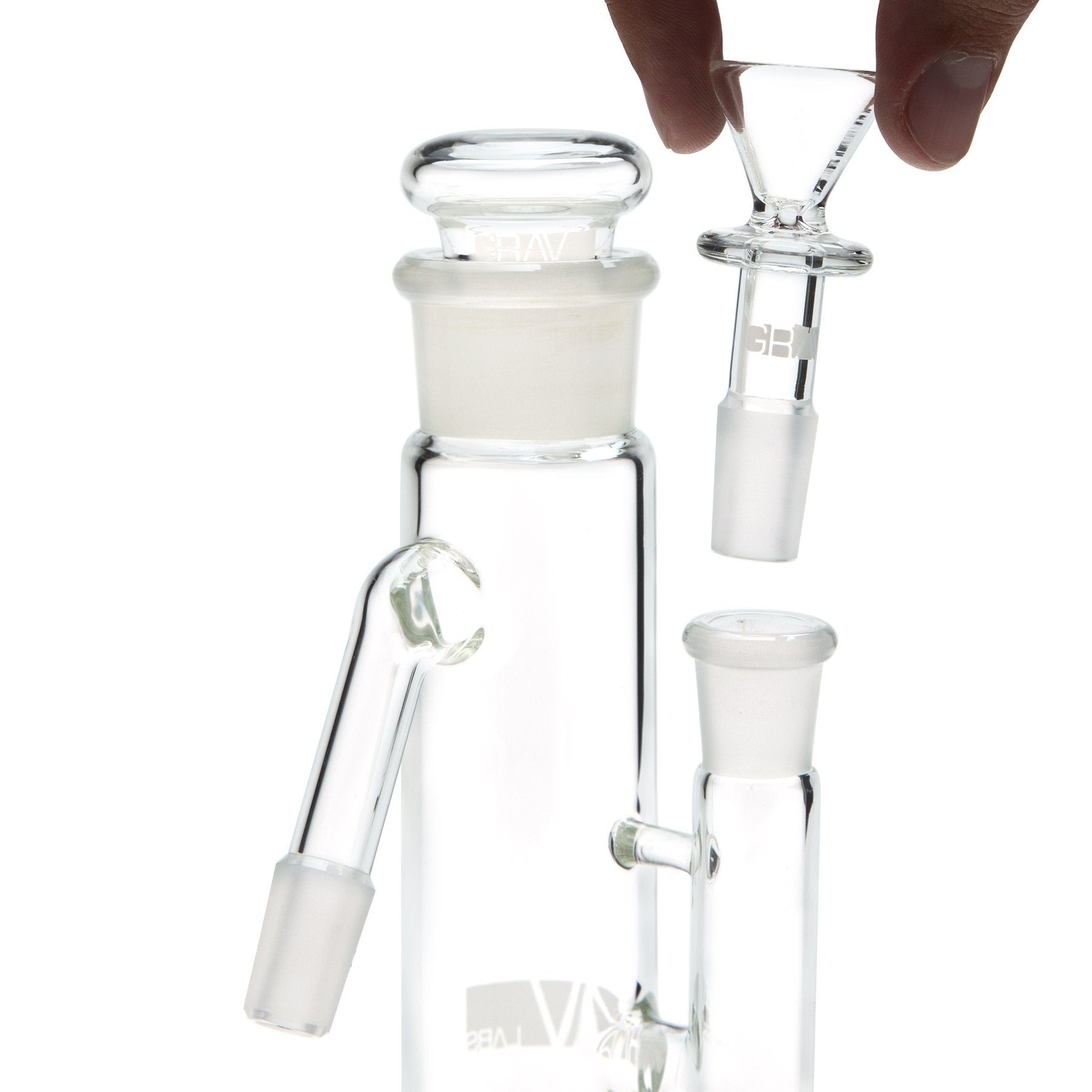 Grav® "Phoenix" Open Top Ashcatcher - 14mm Joint, 45° Angle 