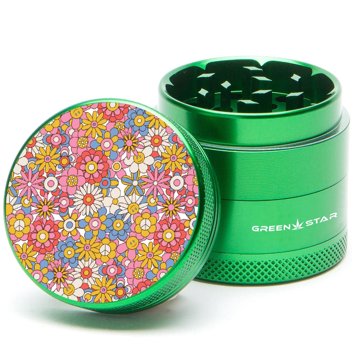 Green Star Medium 4-Piece Grinder