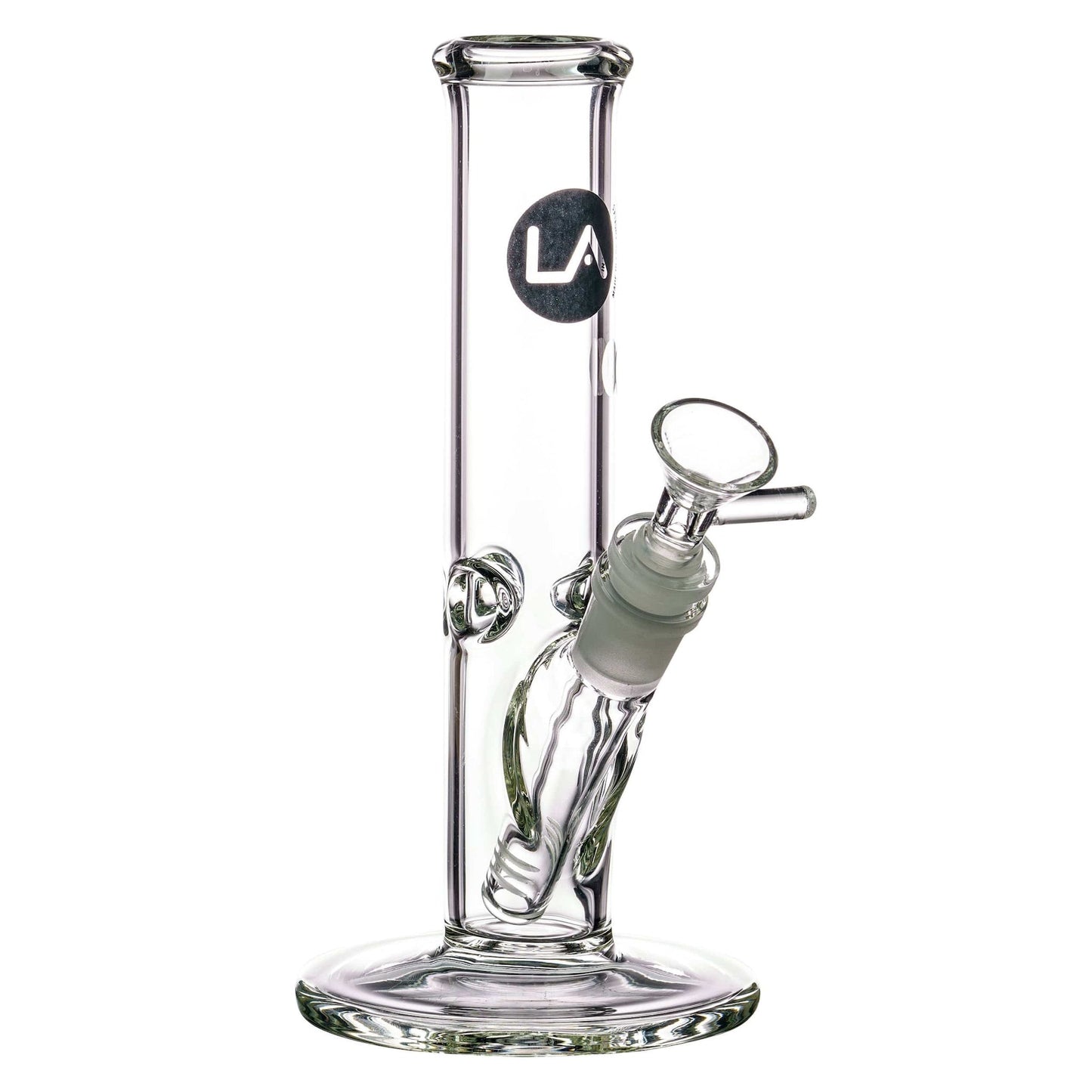 LA Pipes 8" Basic Straight Tube Bong