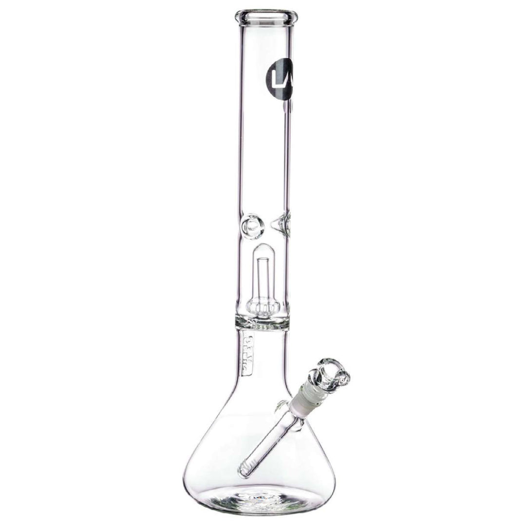 LA Pipes 16" 5mm Thick Showerhead Perc Beaker Bong