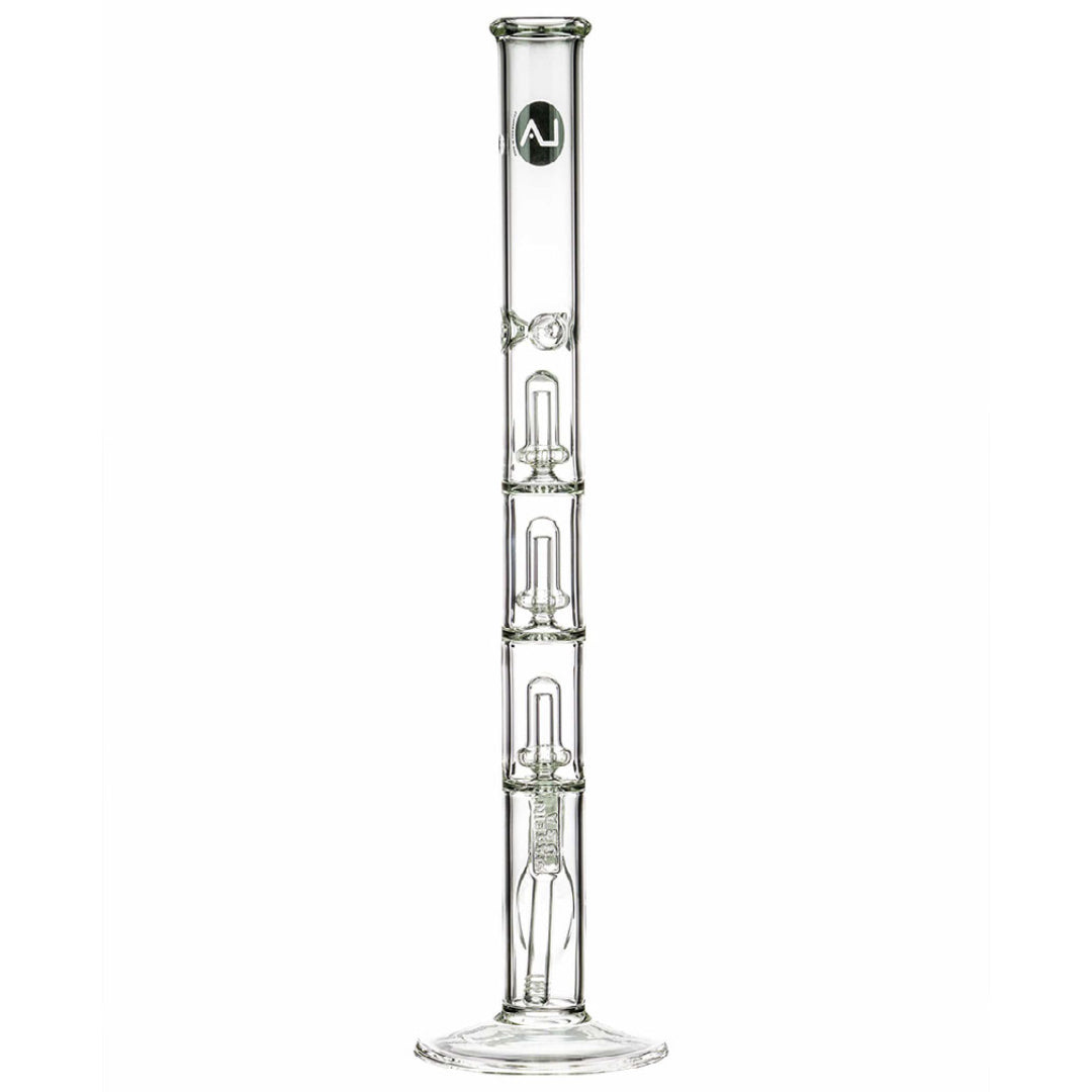 LA Pipes 26" 5mm Thick Triple Showerhead Straight Tube Bong