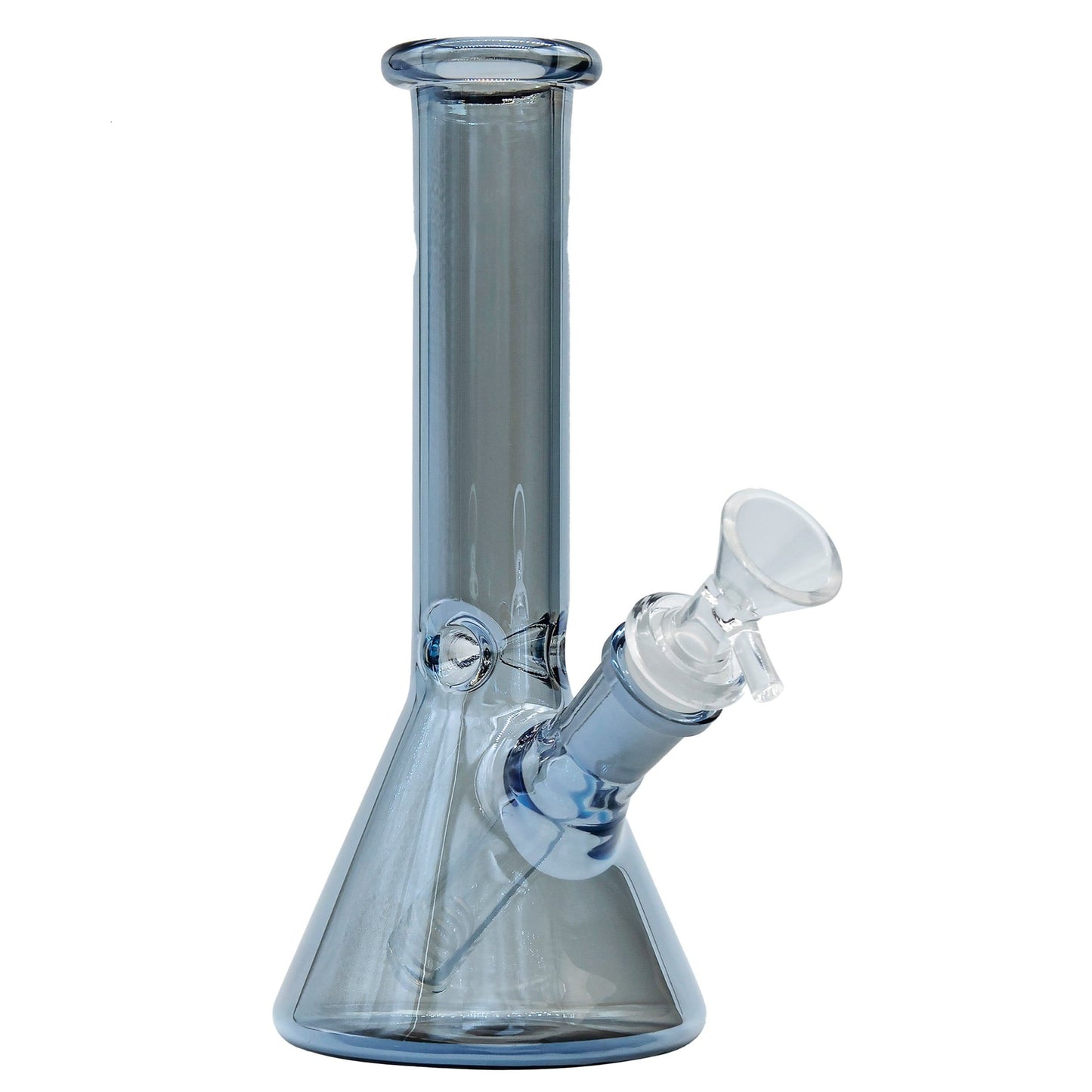 LA Pipes 8" Iridescent Glass Beaker Bong