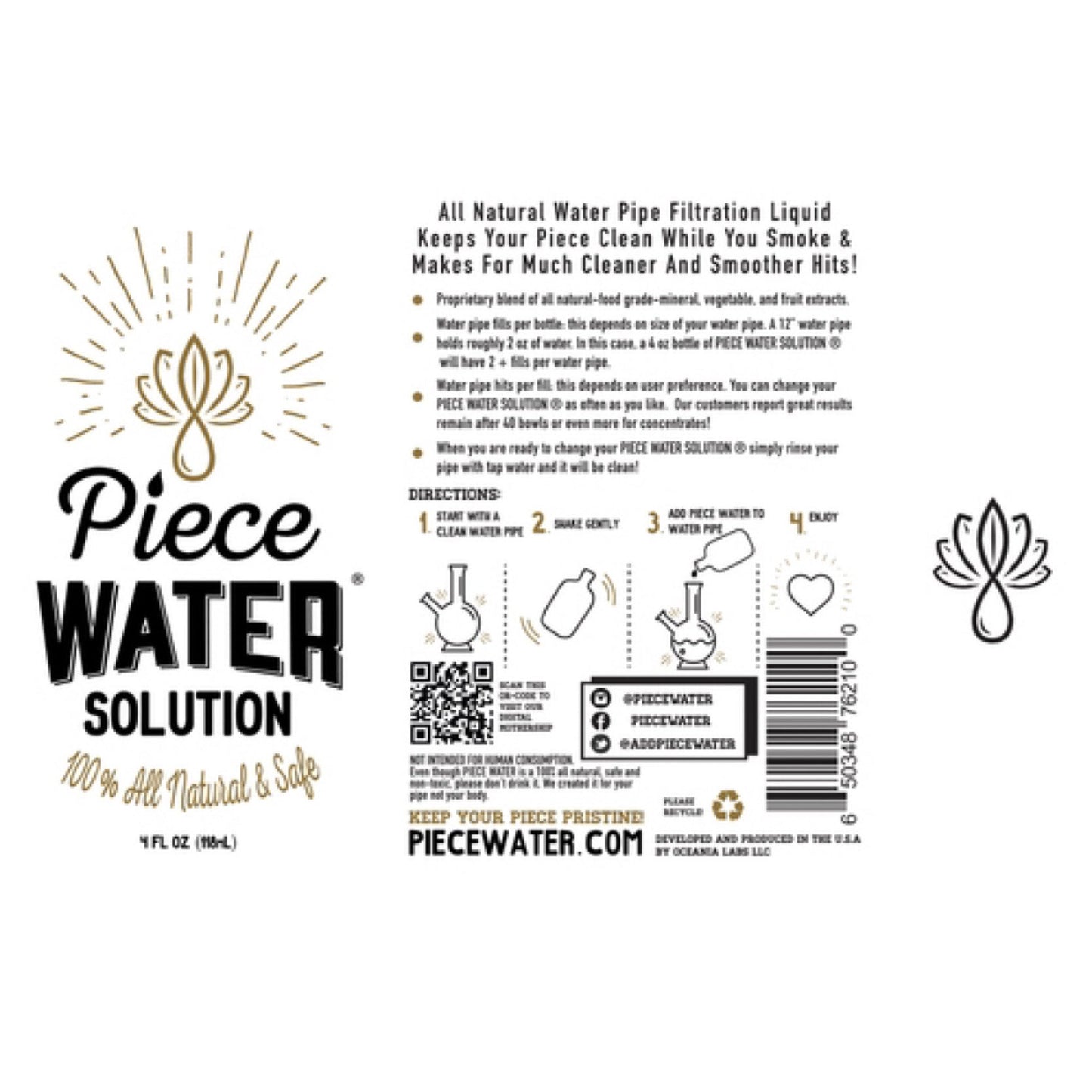 Piece WaterÂ® Solution Mini/Rig Size