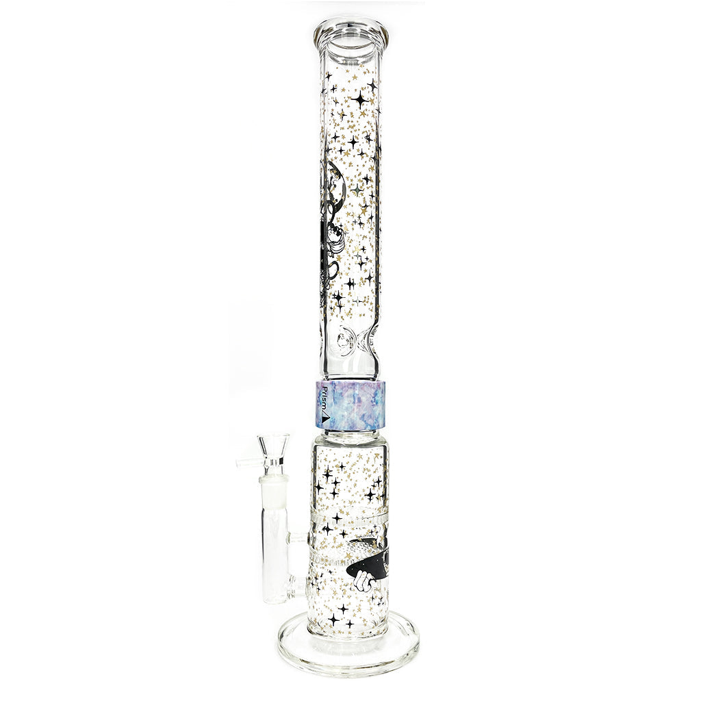 Prism Pipes 19" Spaced Out Honeycomb Perc Straight Tube Bong