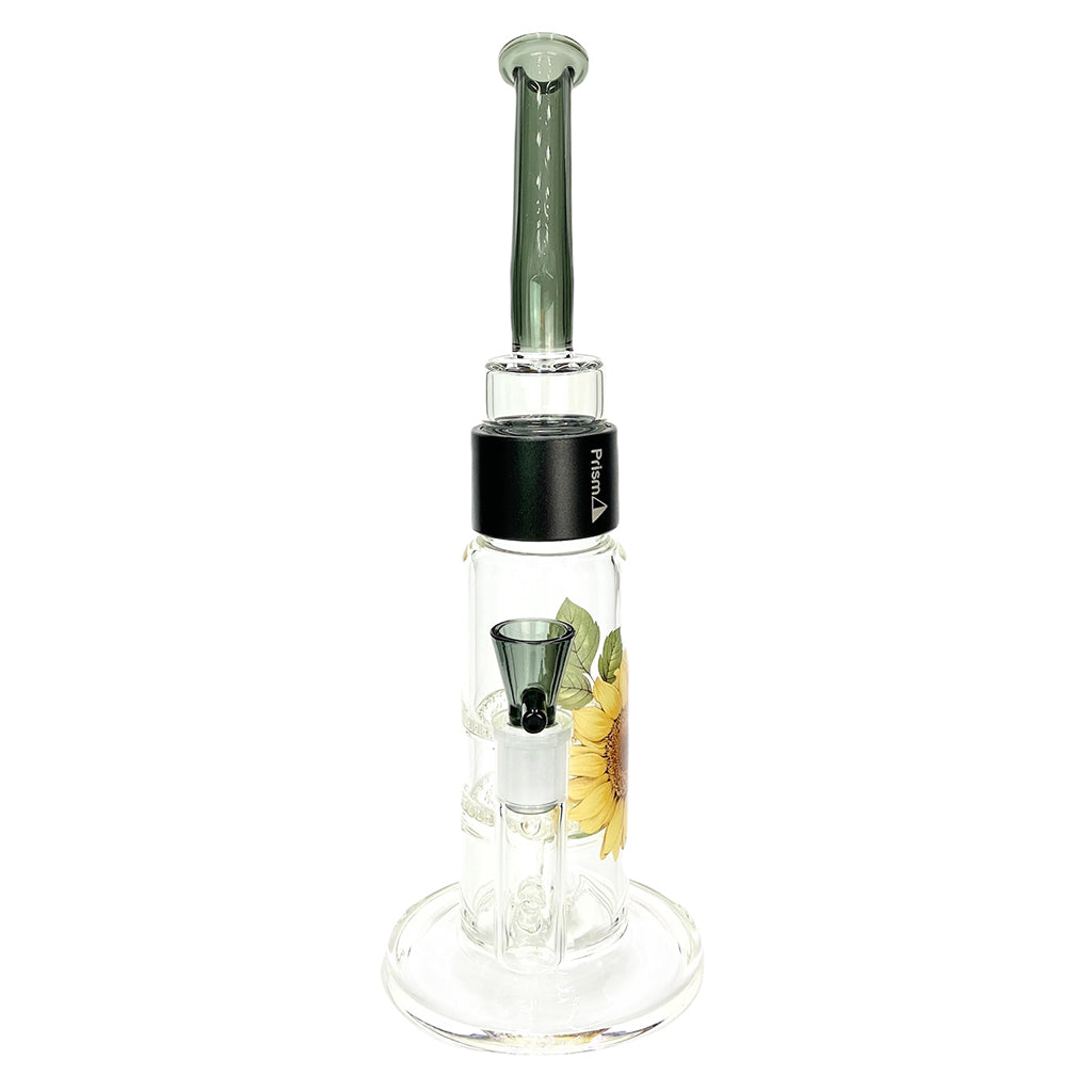 Prism Pipes 12.5" Sunflower Honeycomb Perc Bong
