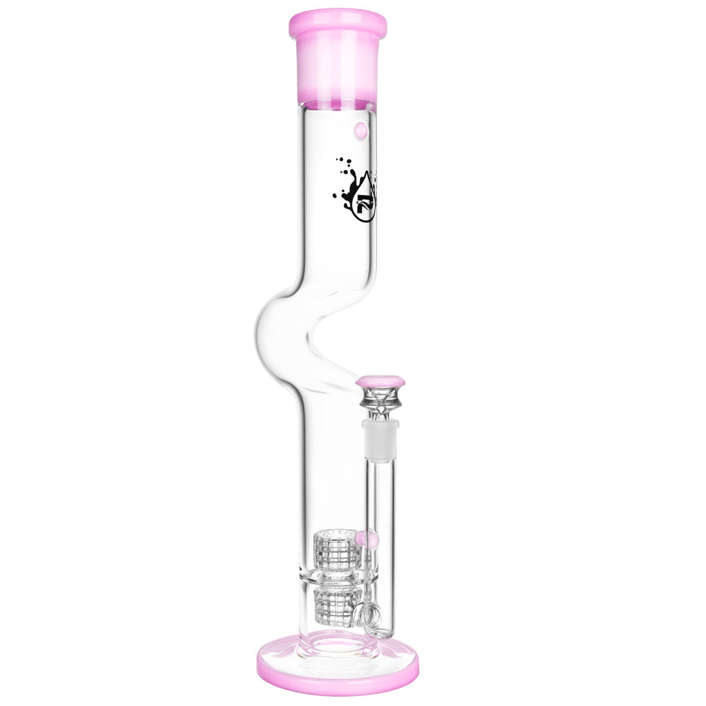 Pulsar Bent Tube Bong Pink