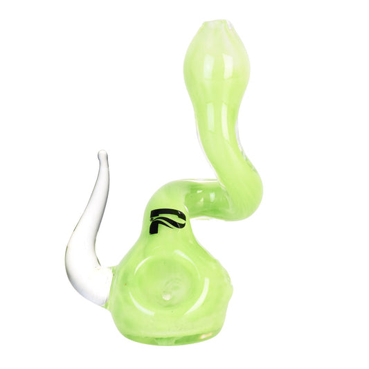 Pulsar Twisted Standup Hand Pipe Green