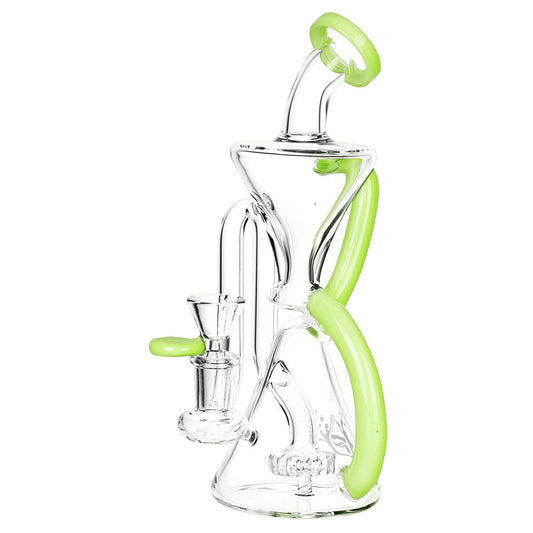 Pulsar Hourglass Recycler Bong Front