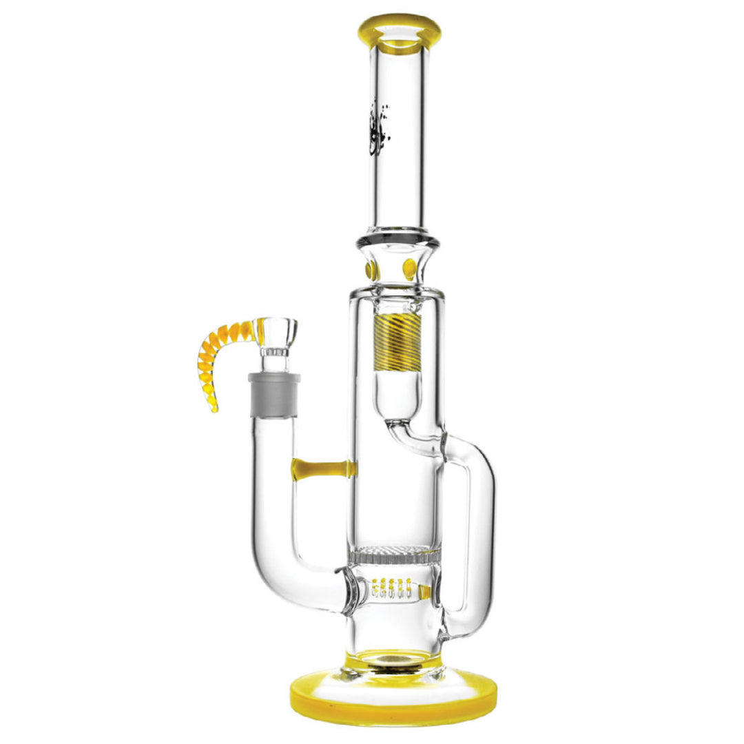 Pulsar 15" Inline Recycler Honeycomb Perc Bong