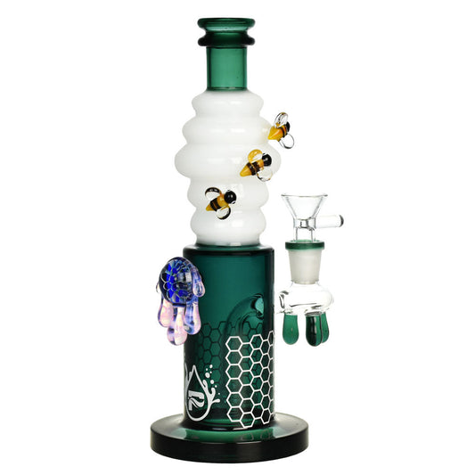 Pulsar Killa Bees Bong Teal