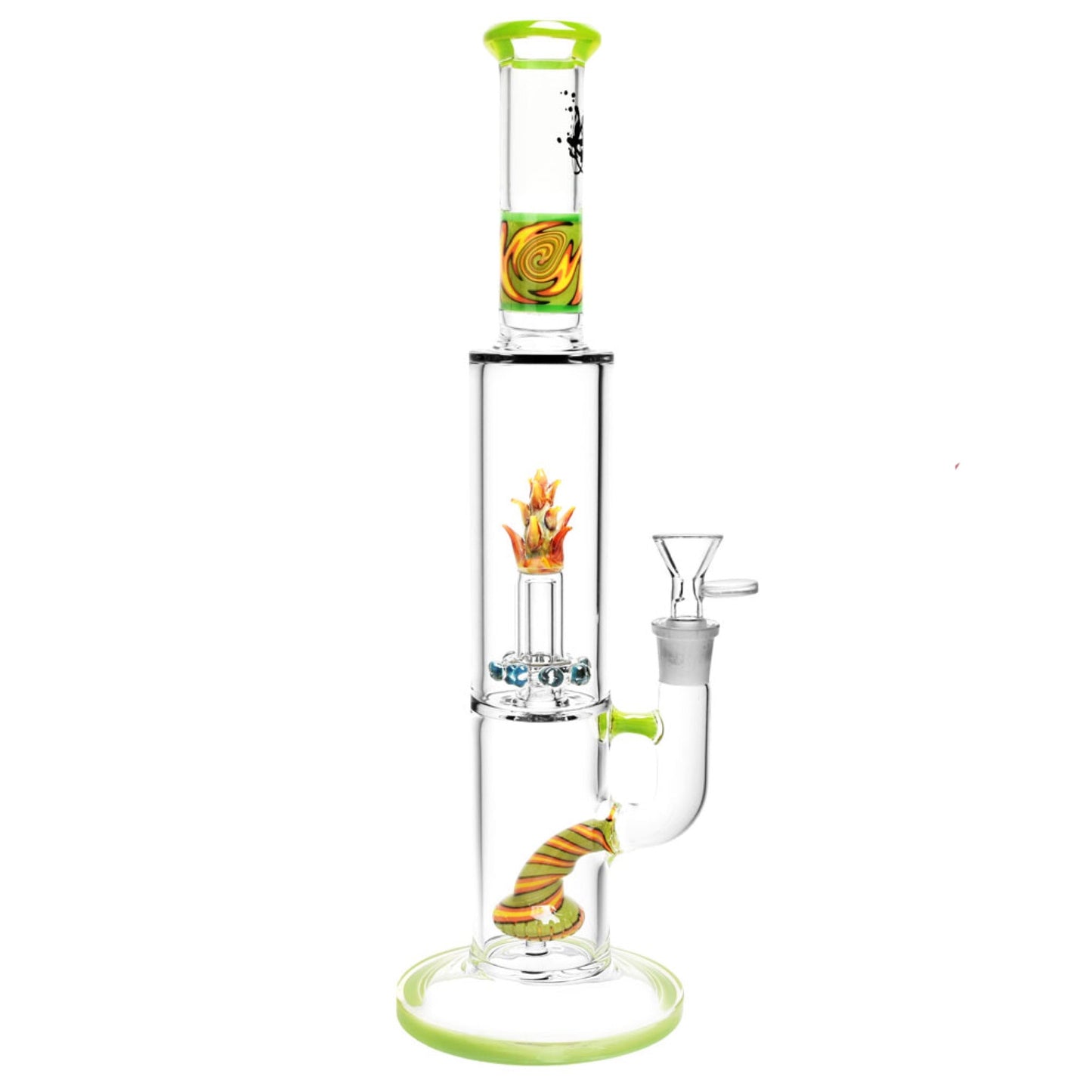 Pulsar 15" Spiral Space Glow Bong