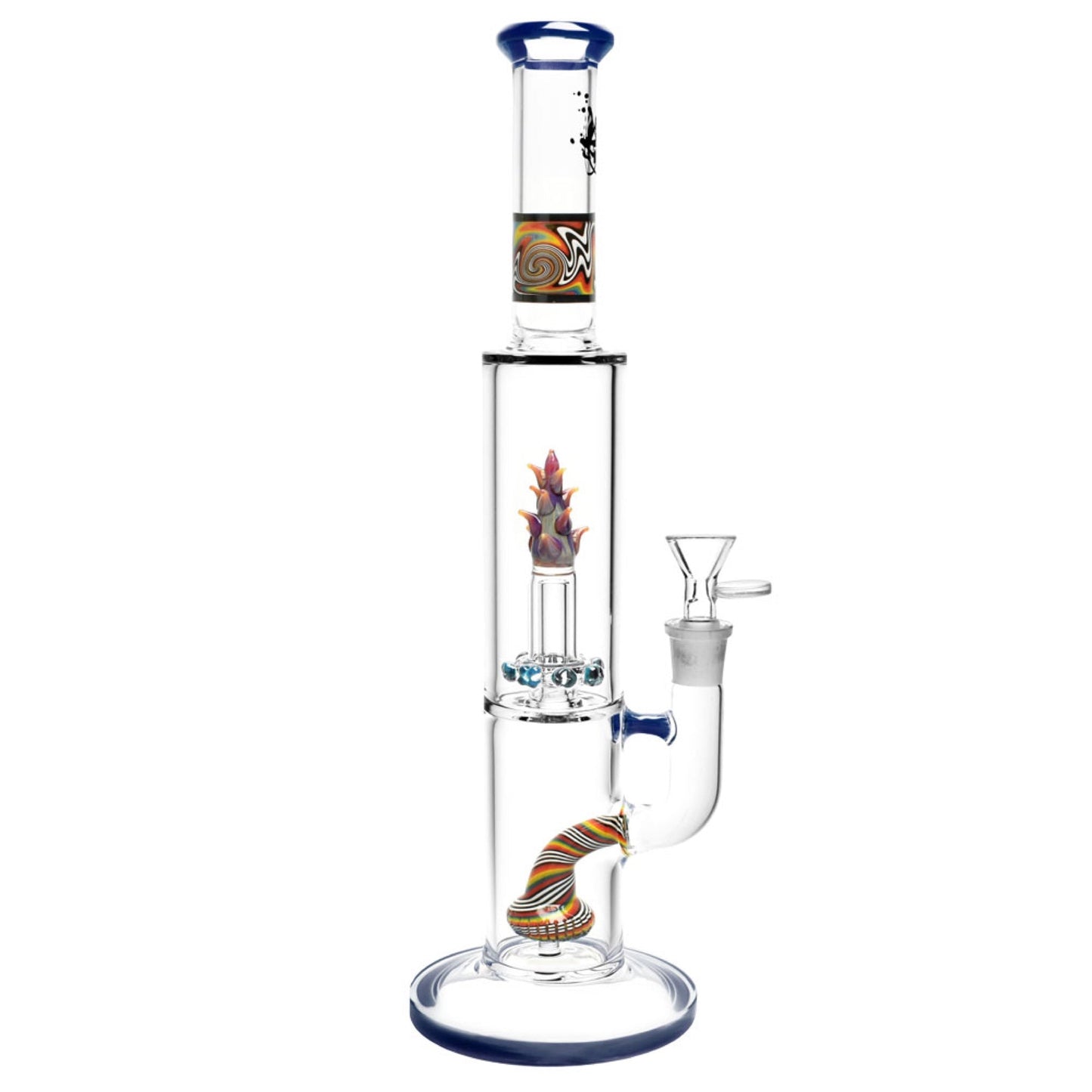 Pulsar 15" Spiral Space Glow Bong