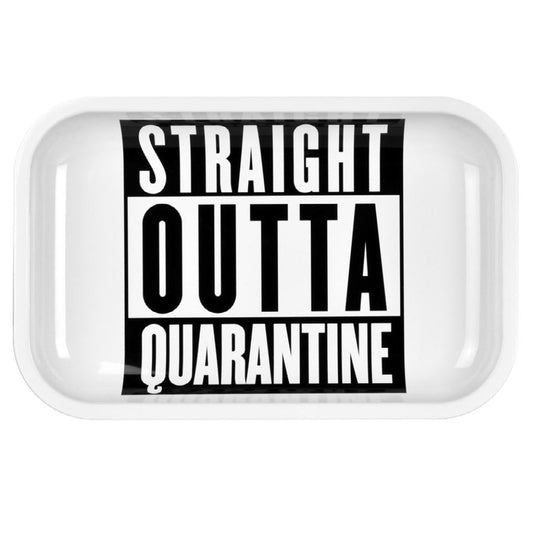 Pulsar "Straight Outta Quarantine" Metal Rolling Tray (11" x 7")