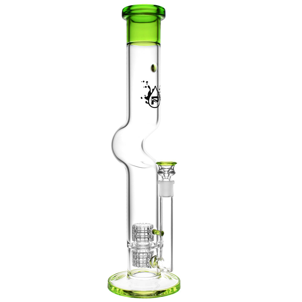 Pulsar Bent Tube Bong Green