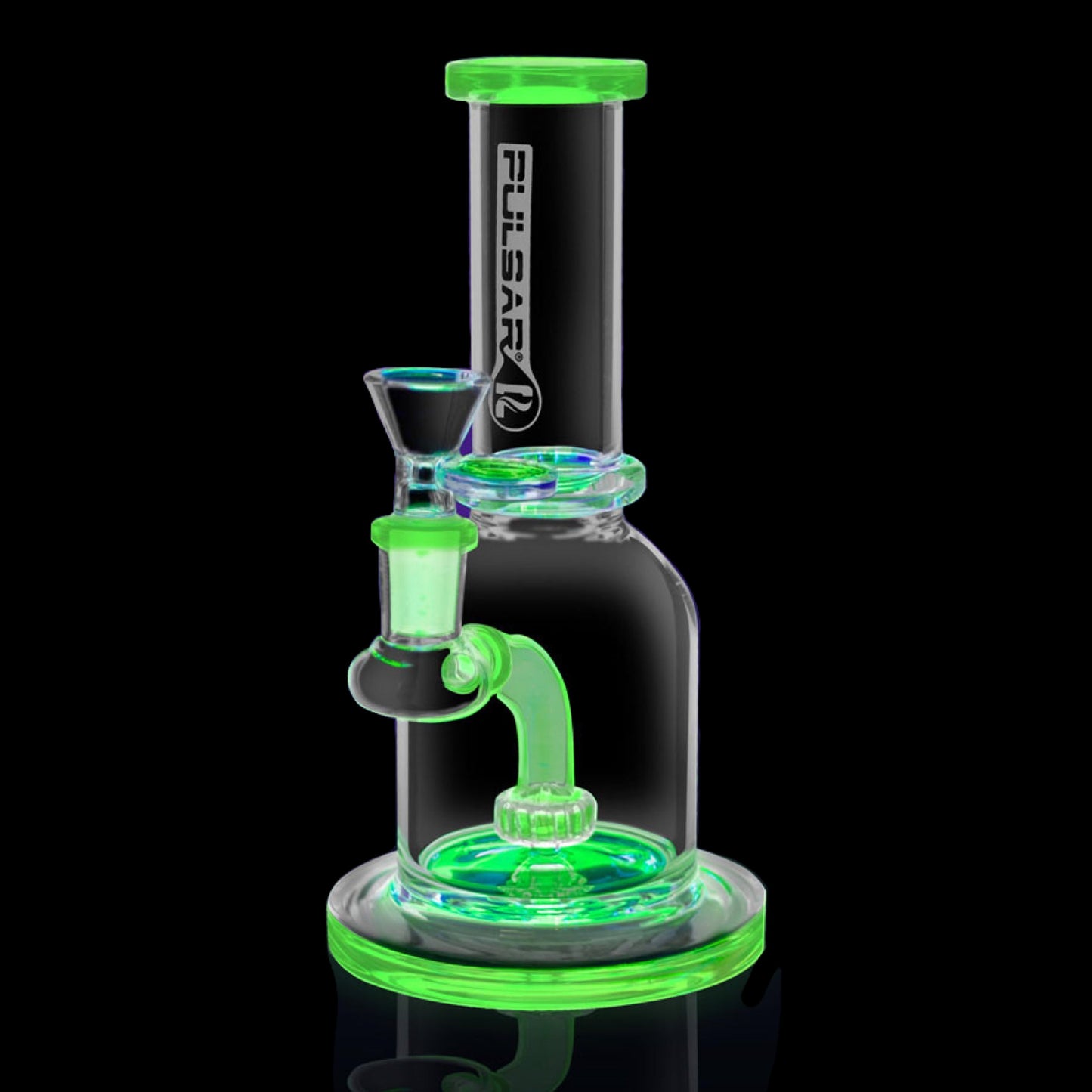 Pulsar 7.5" UV Reactive Circ Perc Bong