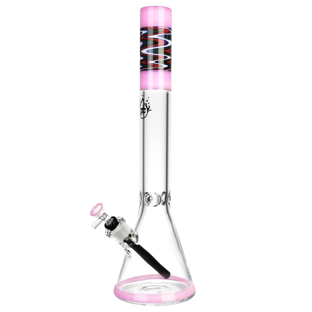 Pulsar Wig-Wag Beaker Bong Pink