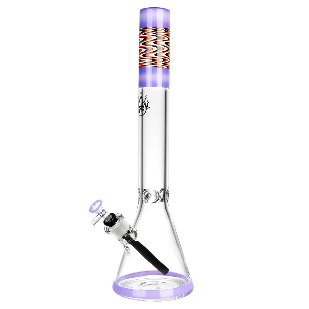 Pulsar Wig-Wag Beaker Bong Purple