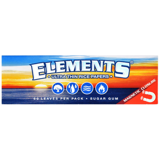 Elements Ultra Thin Rice Rolling Papers | 1 1/4 Inch Booklet