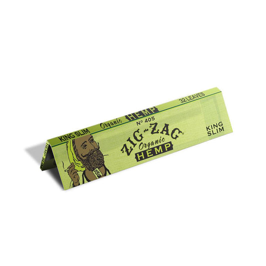 Zig Zag Organic Hemp Rolling Papers | Kingsize Slim Single