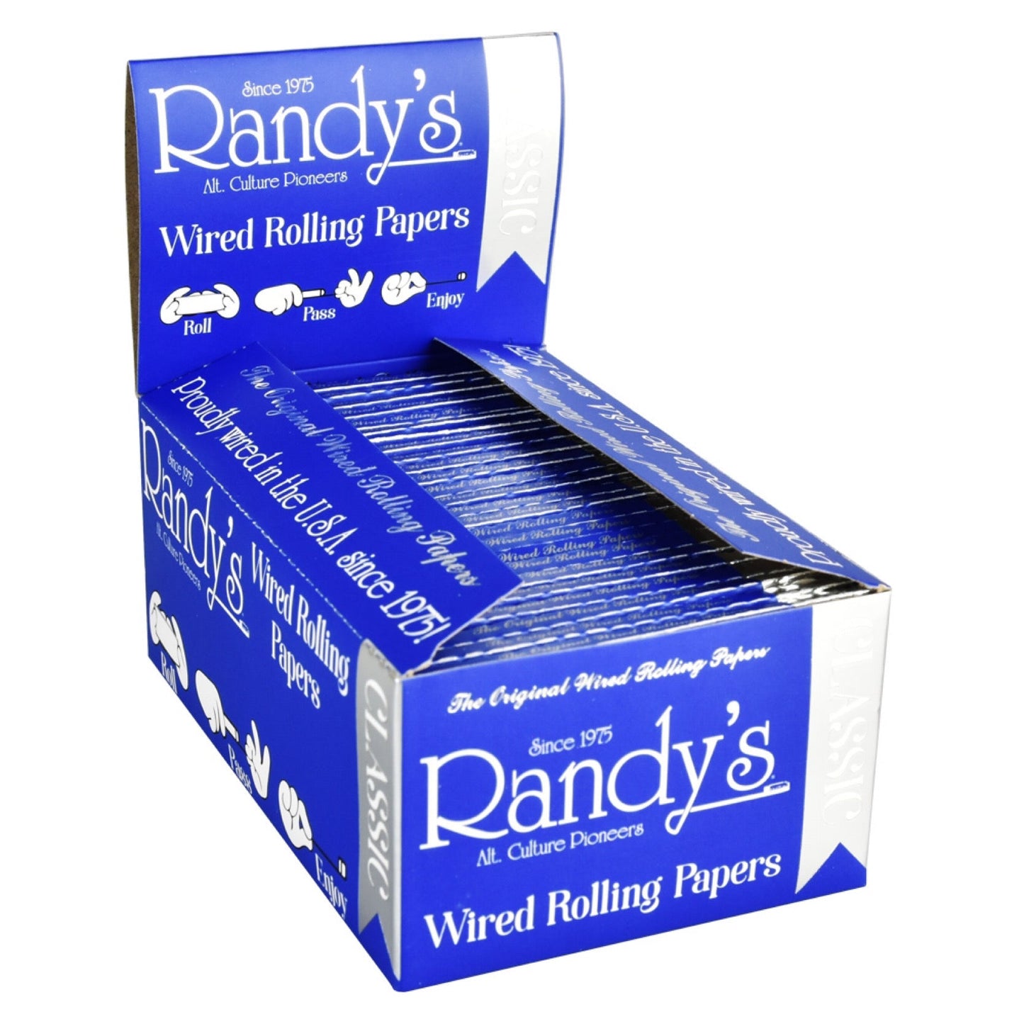 Randyâ€™s Classic 1.25" Wired Rolling Papers