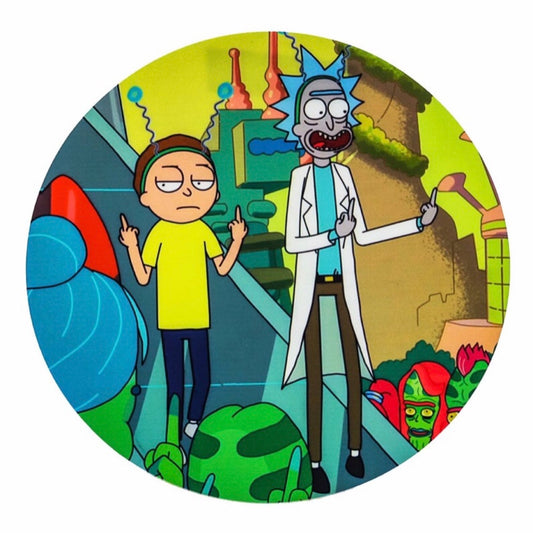 Rick & Morty "Birdies Up" Silicone Dab Mat
