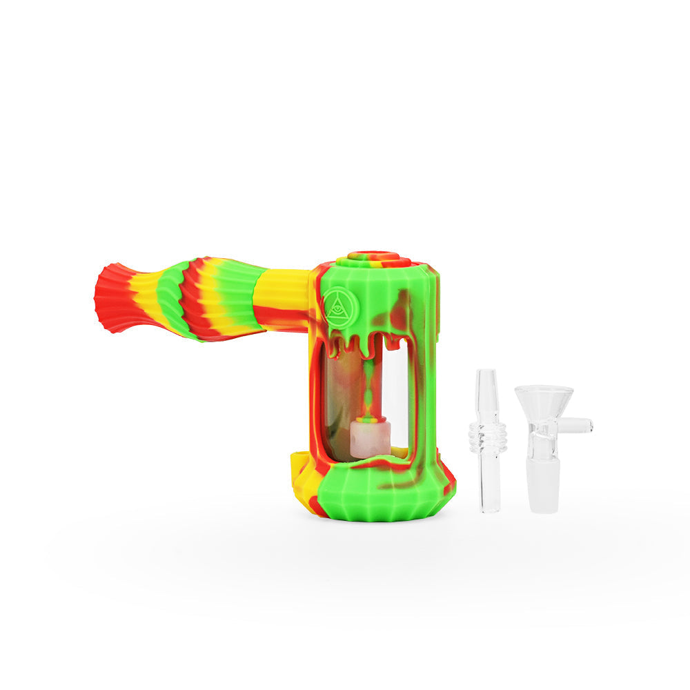 Ritual 6'' Duality Silicone Dual Use Bubbler Rasta