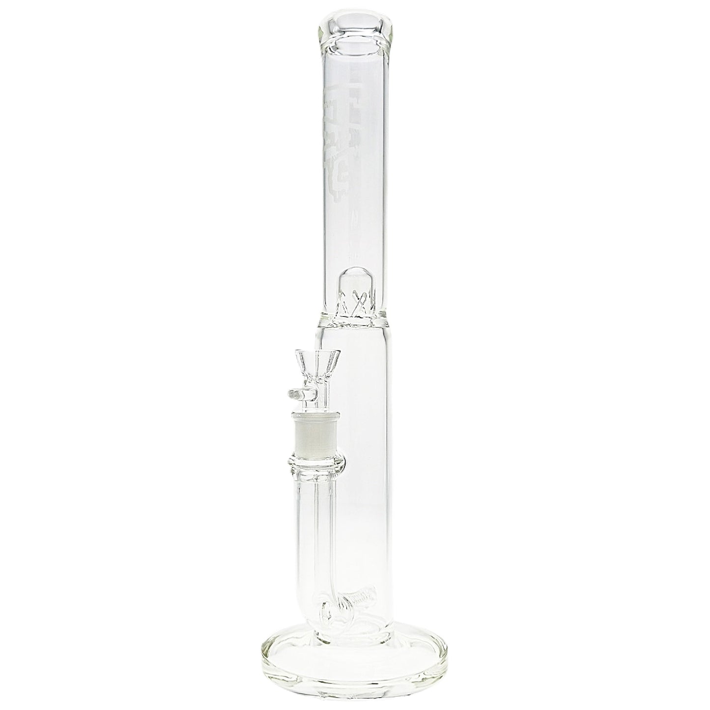 TAG 16" Inline Perc Straight Tube Bong