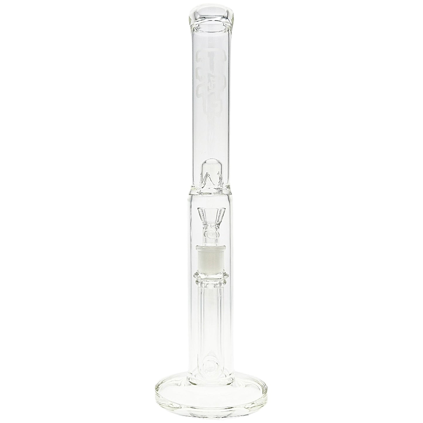 TAG 16" Inline Perc Straight Tube Bong
