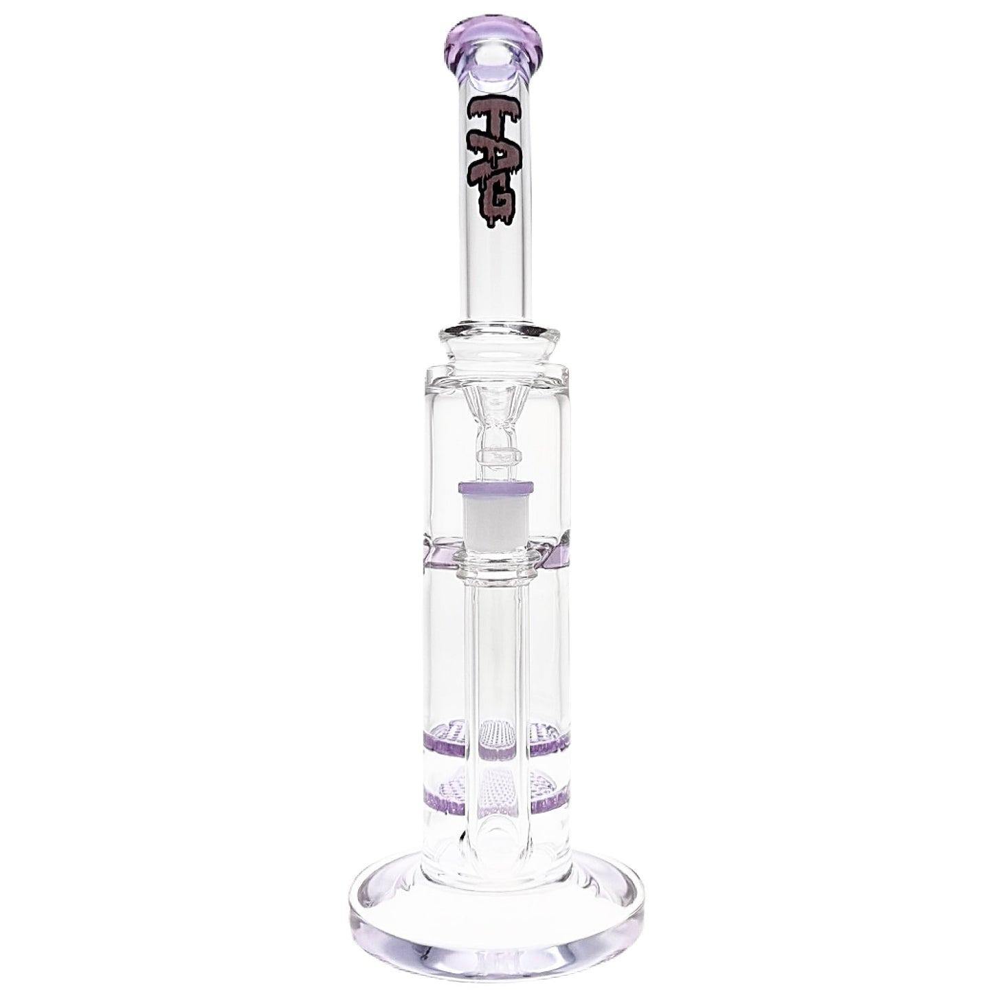 TAG 16" Double Honeycomb Perc Bong