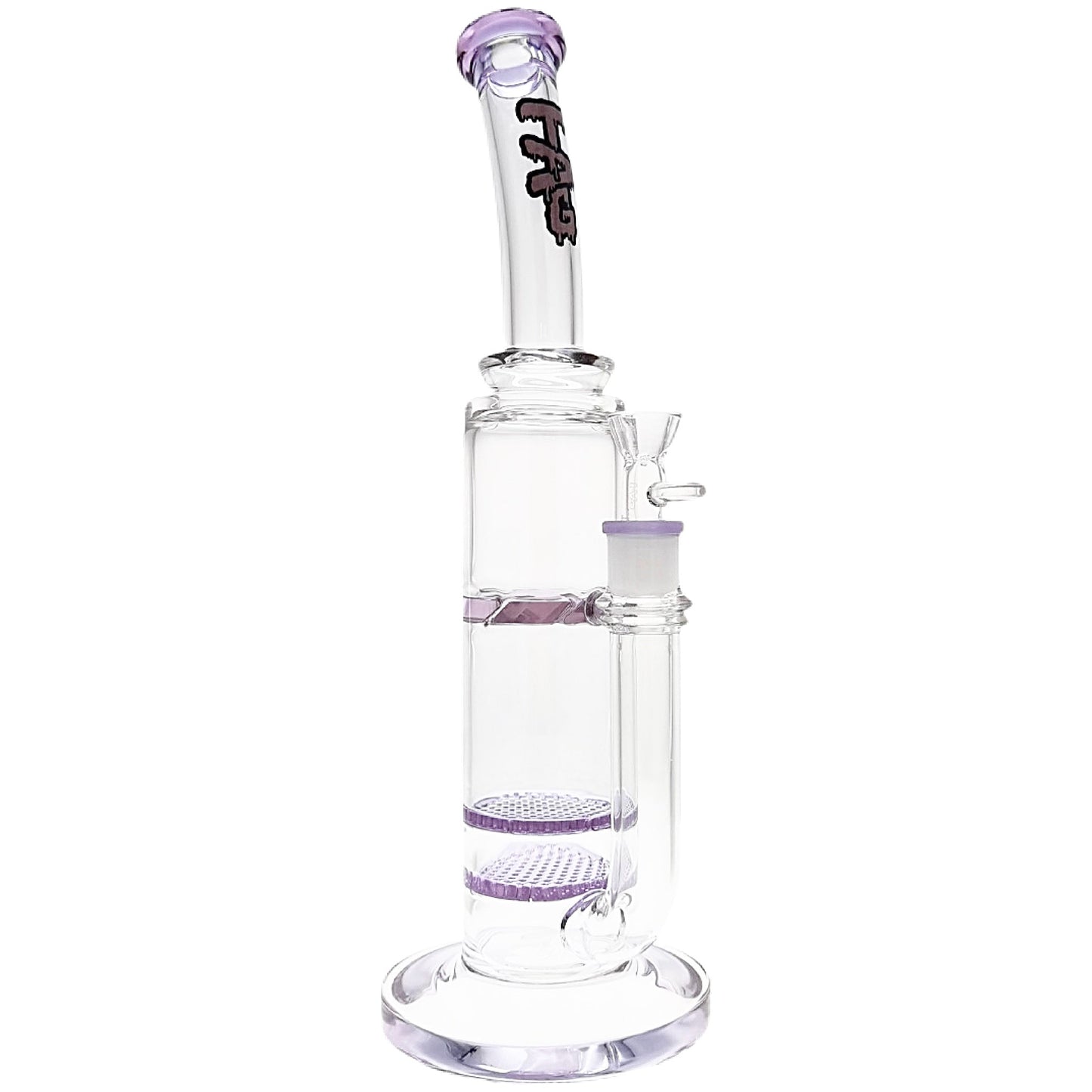 TAG 16" Double Honeycomb Perc Bong