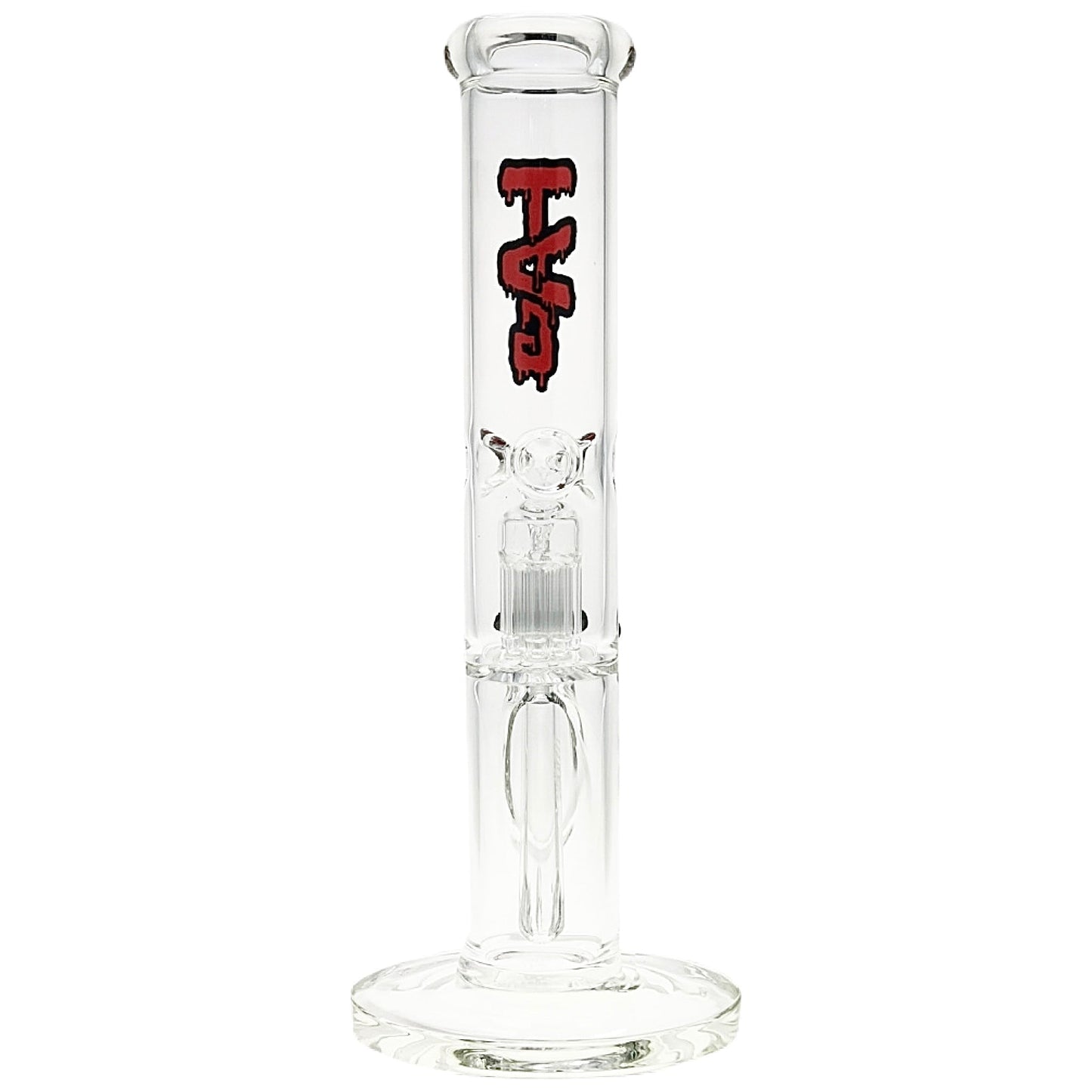 TAG 13" Tree Perc Straight Tube Bong