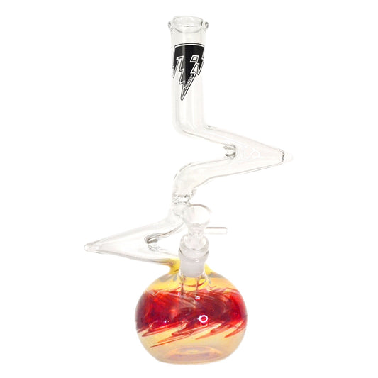 Thunder Glass Round Base Zong in Red
