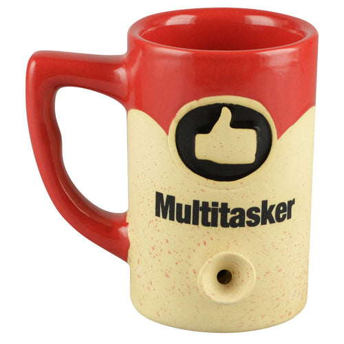 Wake & Bake Ceramic Coffee Mug Pipe Multitasker